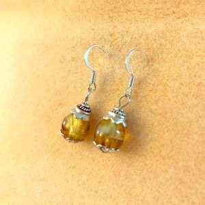 Handmade Tigers Eye Earrings